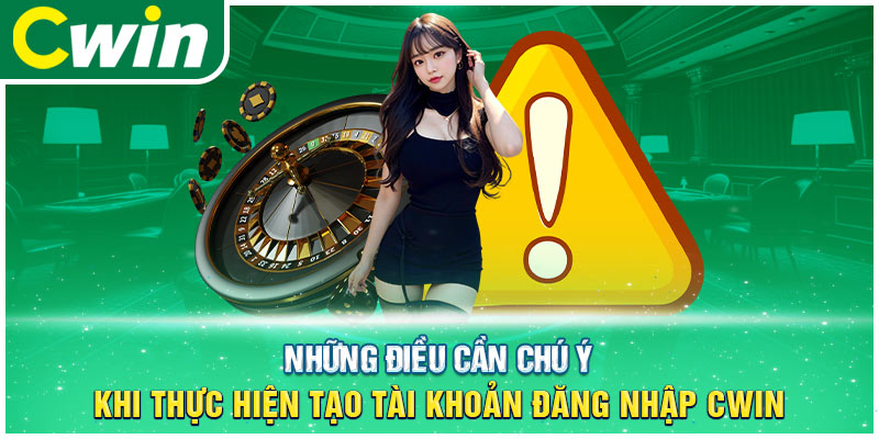 Những điều cần chú ý khi thực hiện tạo tài khoản đăng nhập